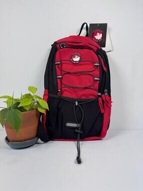 Canada Weather Gear Red Black Hydration Backpack 2L Hiking Gorpcore NWT